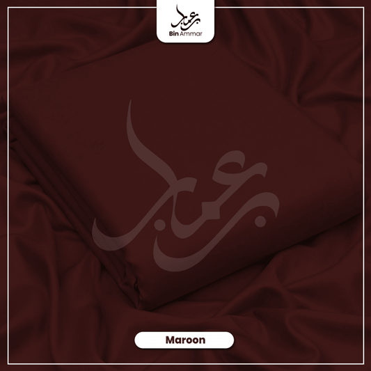 Boski Wash & Wear - Maroon 004 - Bin Ammar
