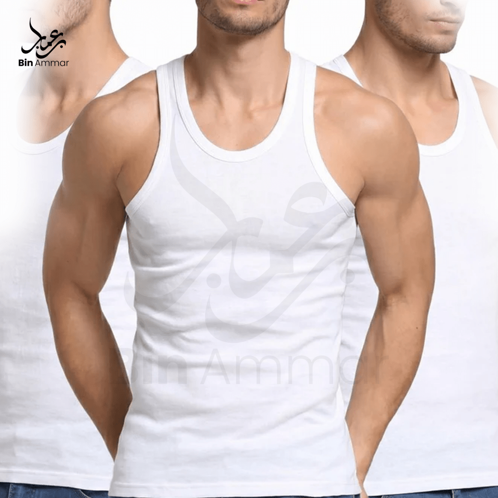 Pack of 3 Sleeveless Vest - Bin Ammar